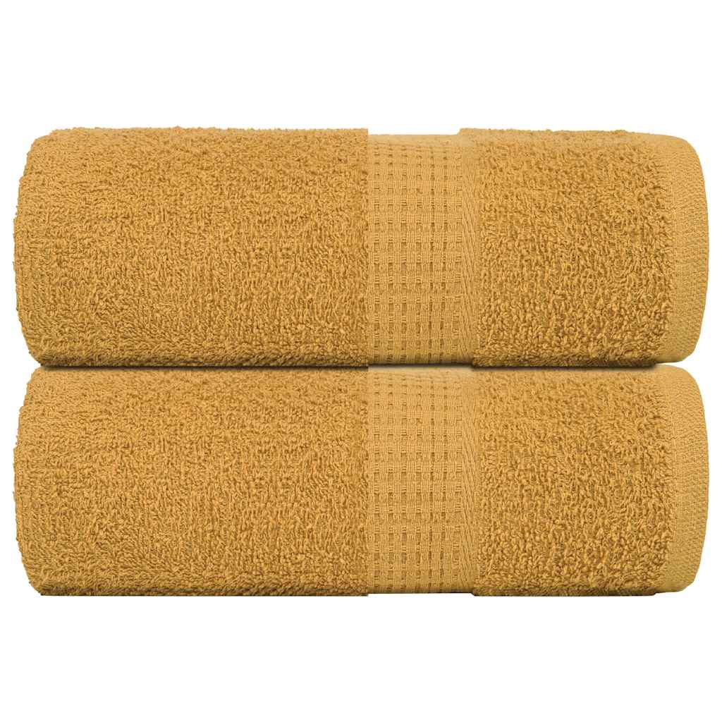 Guest Towels "FROGN" 2 pcs Gold 30x50 cm 360 gsm