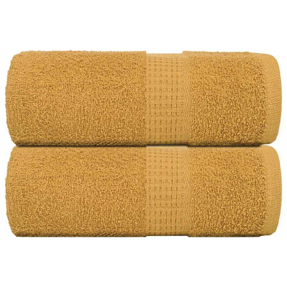 Guest Towels "FROGN" 2 pcs Gold 30x50 cm 360 gsm