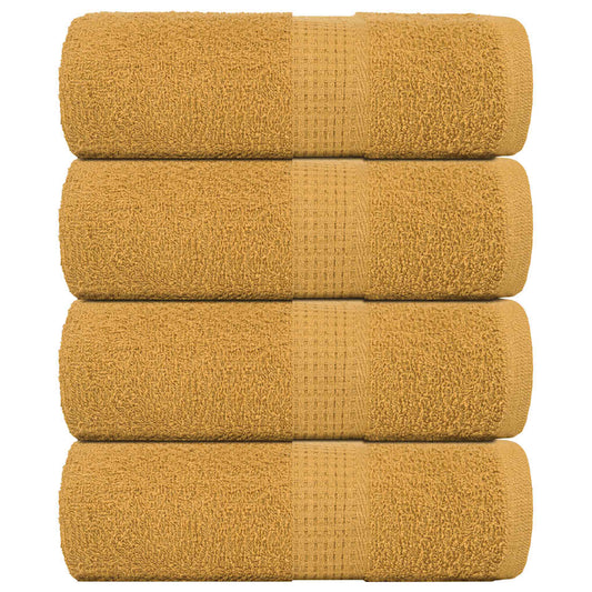 Guest Towels "FROGN" 4 pcs Gold 30x50 cm 360 gsm