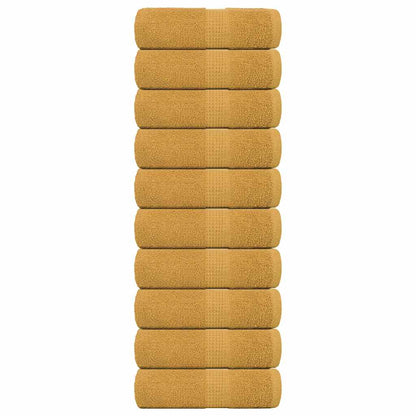 Guest Towels "FROGN" 10 pcs Gold 30x50 cm 360 gsm