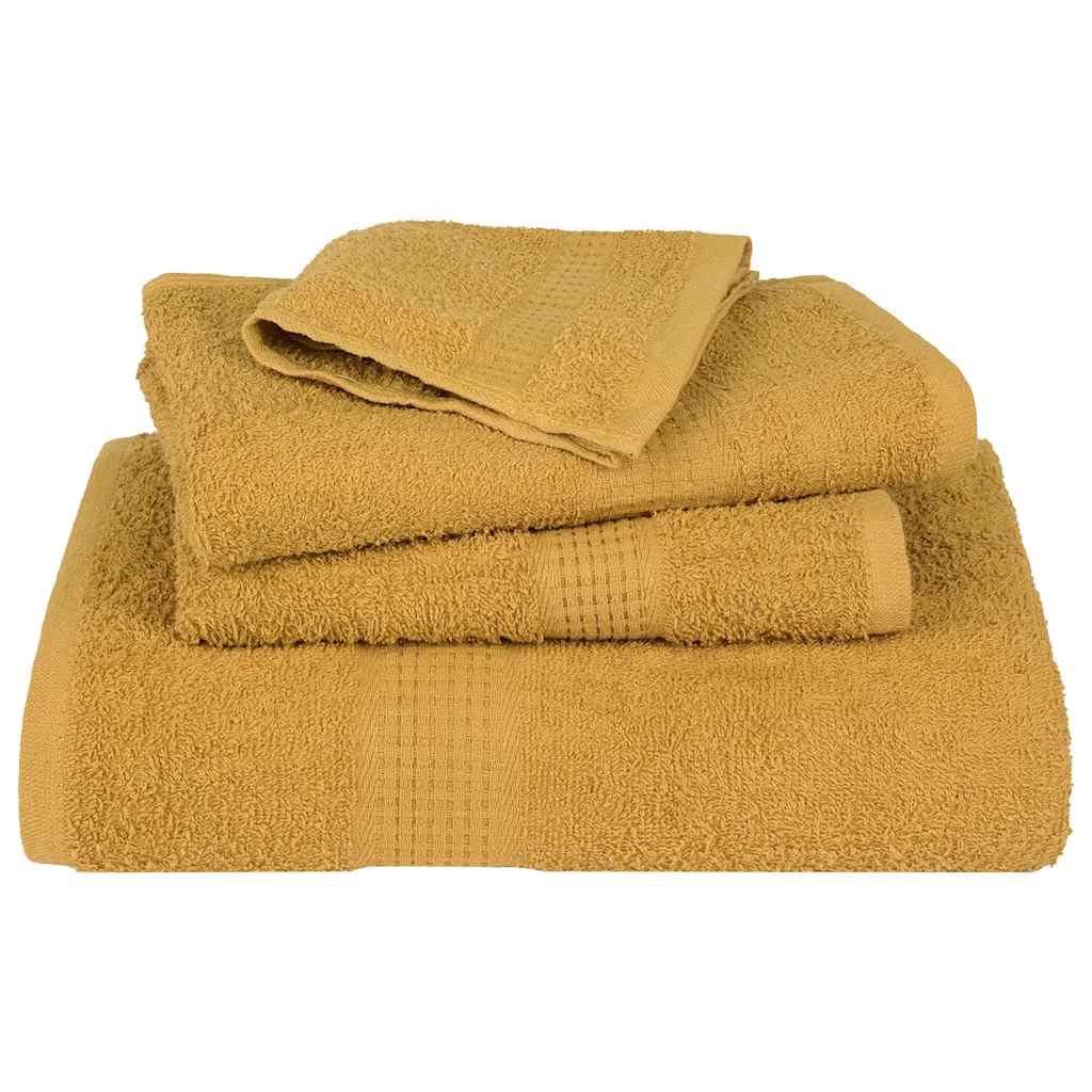 Guest Towels "FROGN" 10 pcs Gold 30x50 cm 360 gsm