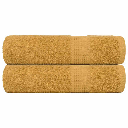 Shower Towels "FROGN" 2 pcs Gold 70x140 cm 360 gsm