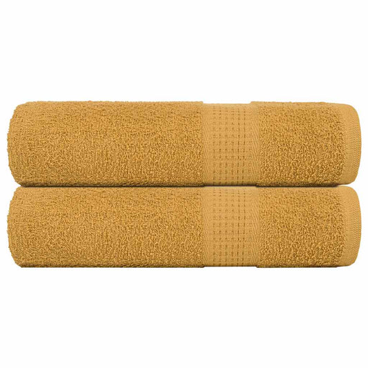 Shower Towels "FROGN" 2 pcs Gold 70x140 cm 360 gsm