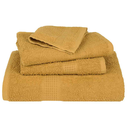 Shower Towels "FROGN" 10 pcs Gold 70x140 cm 360 gsm