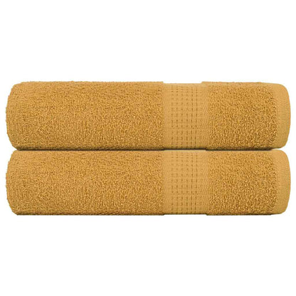 Bath Towels "FROGN" 2 pcs Gold 100x150 cm 360 gsm