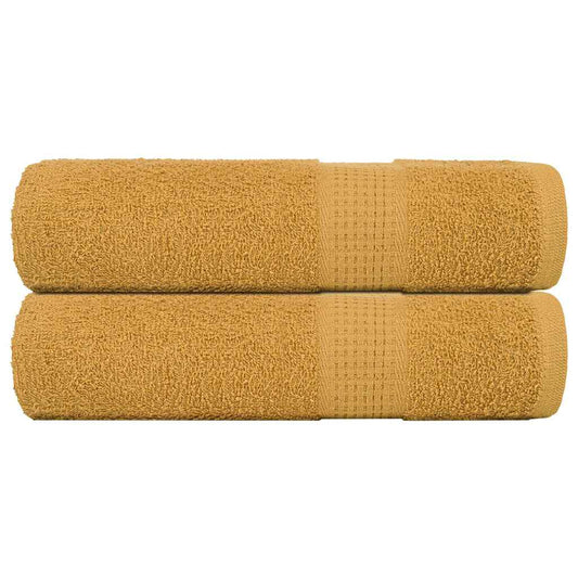 Bath Towels "FROGN" 2 pcs Gold 100x150 cm 360 gsm