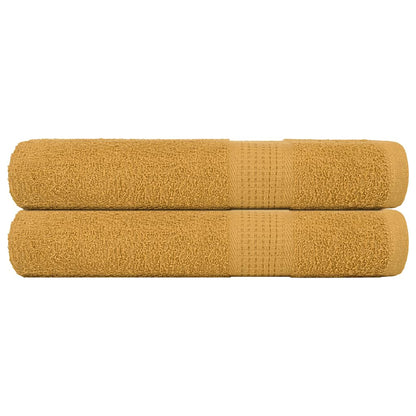 Sauna Towels "FROGN" 2 pcs Gold 80x200 cm 360 gsm