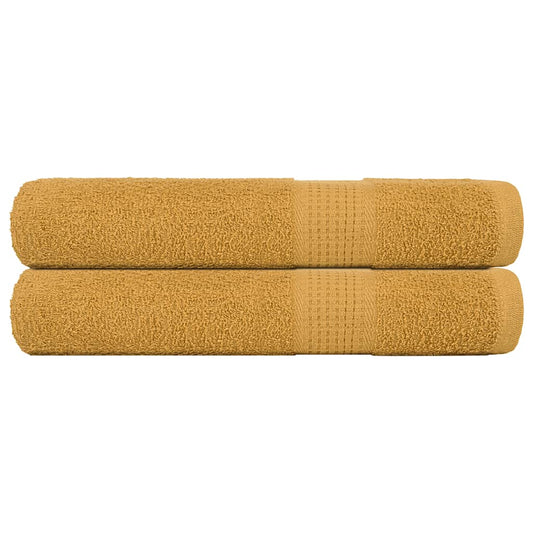 Sauna Towels "FROGN" 2 pcs Gold 80x200 cm 360 gsm