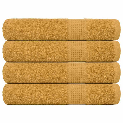 Sauna Towels "FROGN" 4 pcs Gold 80x200 cm 360 gsm