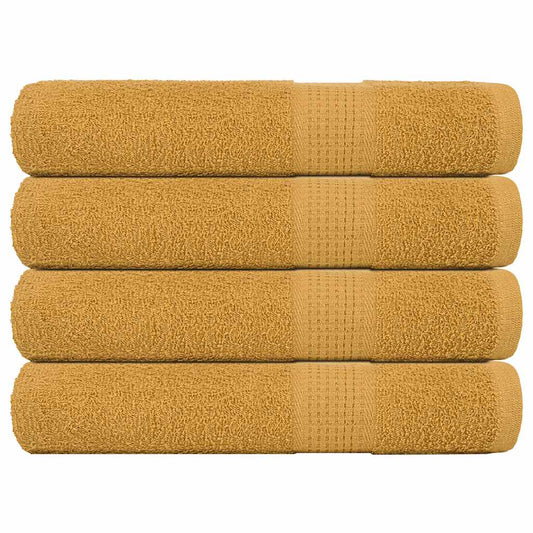 Sauna Towels "FROGN" 4 pcs Gold 80x200 cm 360 gsm