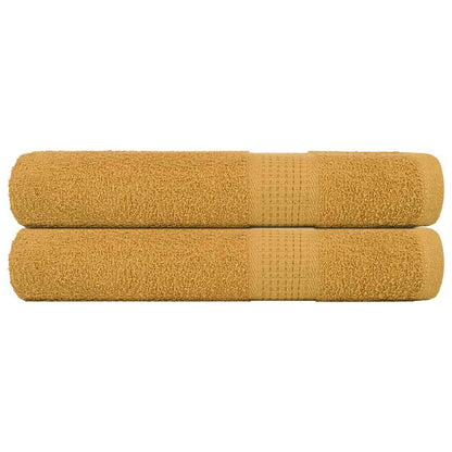 Towels "FROGN" 2 pcs Gold 100x200 cm 360 gsm