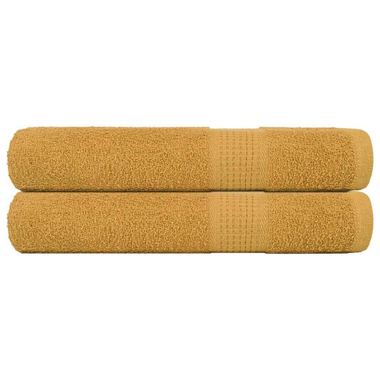 Towels "FROGN" 2 pcs Gold 100x200 cm 360 gsm