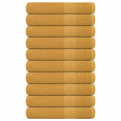 Towels "FROGN" 10 pcs Gold 100x200 cm 360 gsm