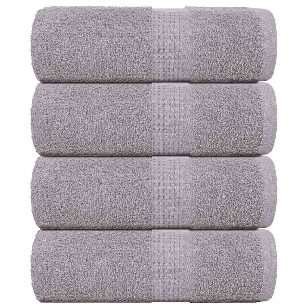 Guest Towels "FROGN" 4 pcs Grey 30x50 cm 360 gsm