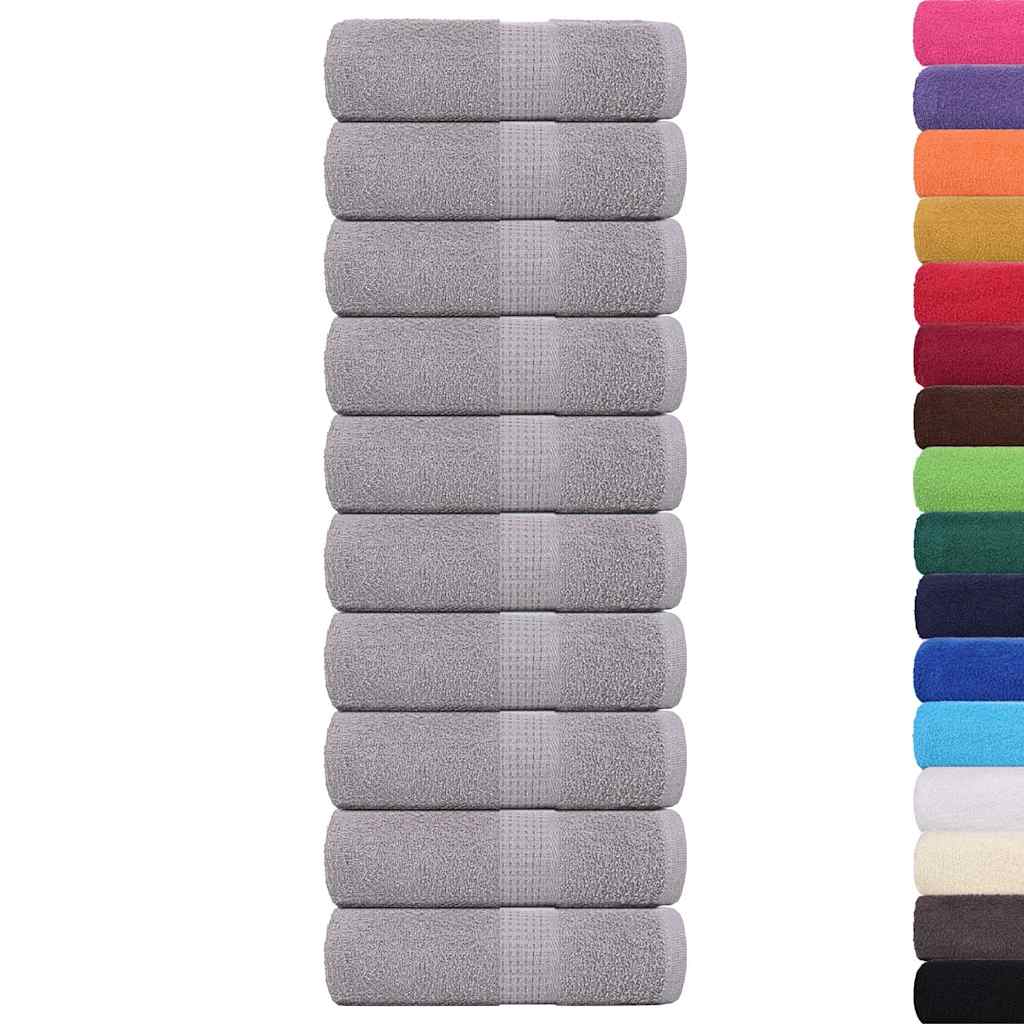 Guest Towels "FROGN" 10 pcs Grey 30x50 cm 360 gsm