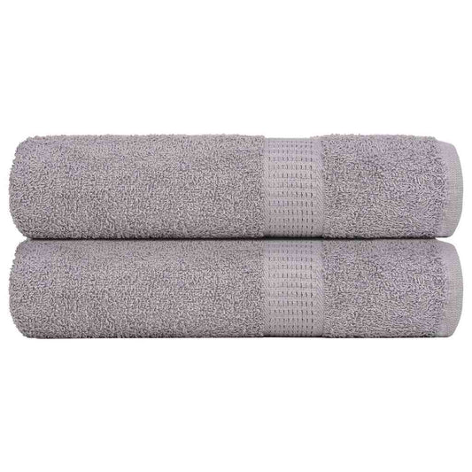 Hand Towels "FROGN" 2 pcs Grey 50x100 cm 360 gsm