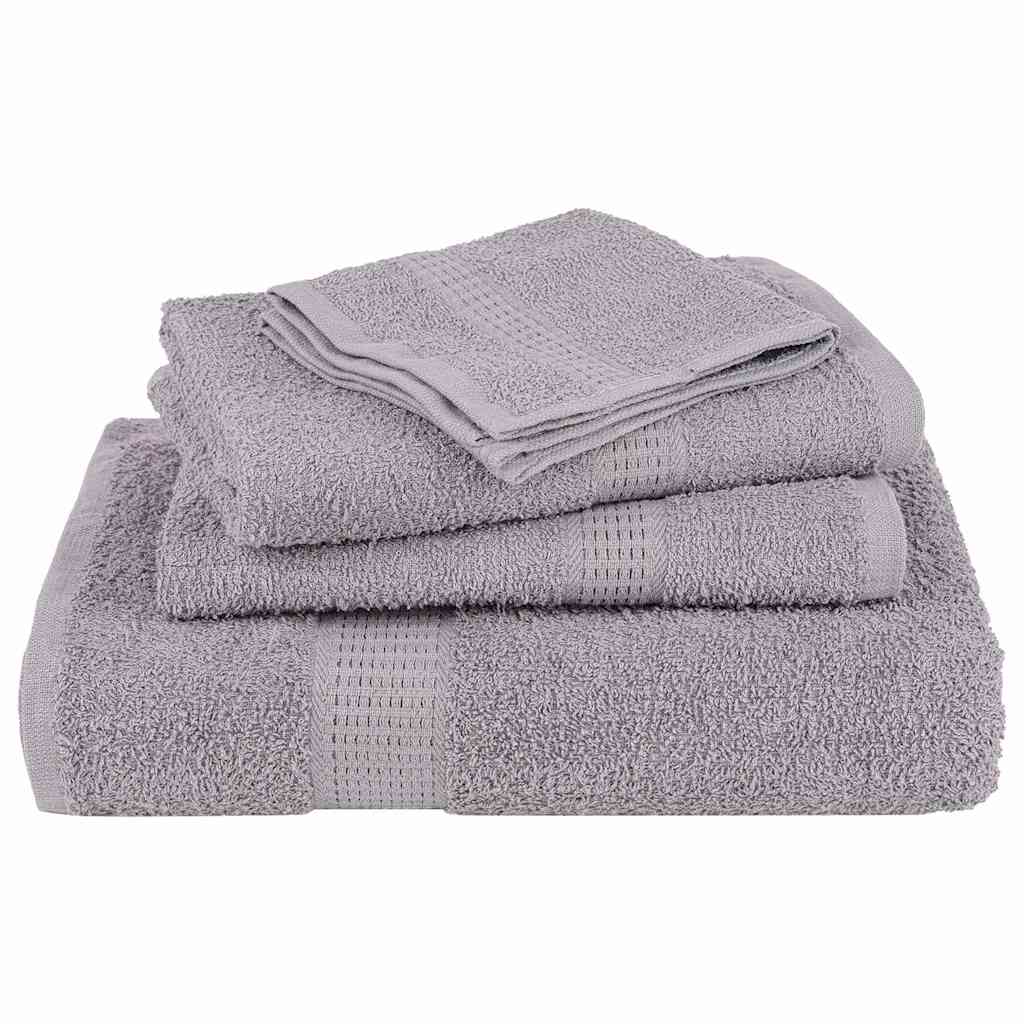 Hand Towels "FROGN" 4 pcs Grey 50x100 cm 360 gsm