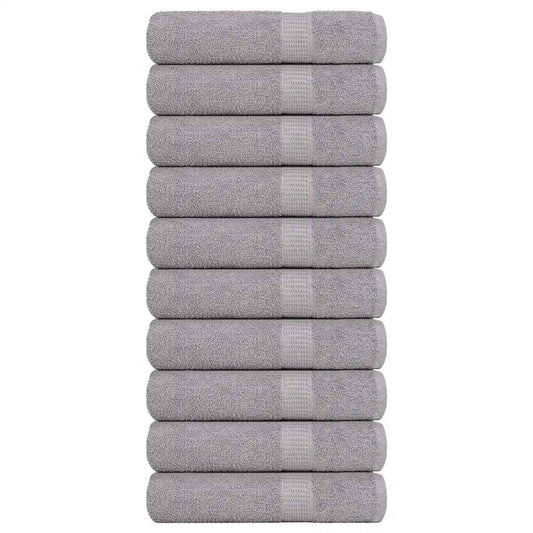 Hand Towels "FROGN" 10 pcs Grey 50x100 cm 360 gsm