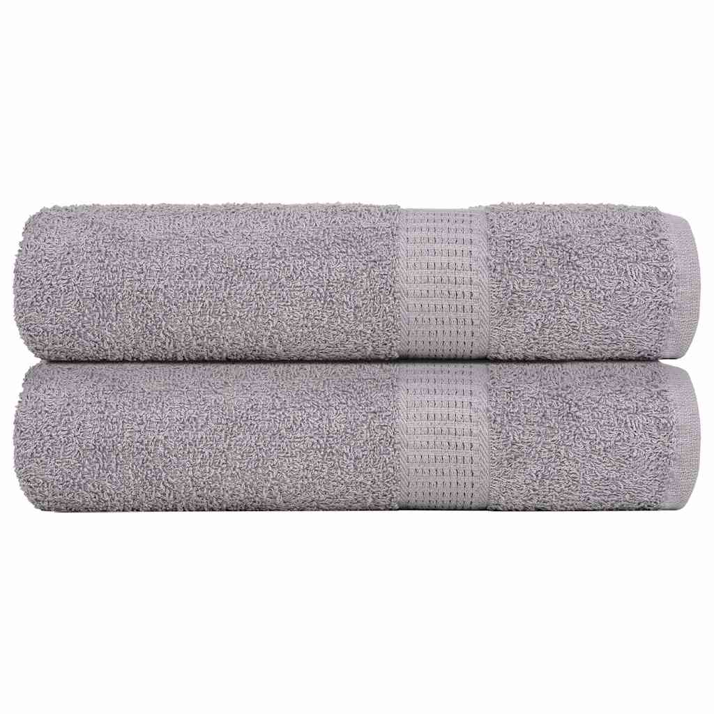 Shower Towels "FROGN" 2 pcs Grey 70x140 cm 360 gsm