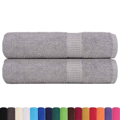 Shower Towels "FROGN" 2 pcs Grey 70x140 cm 360 gsm