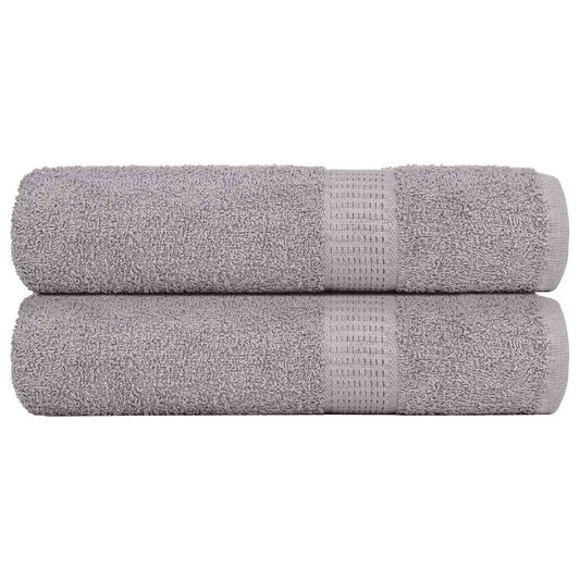 Bath Towels "FROGN" 2 pcs Grey 100x150 cm 360 gsm