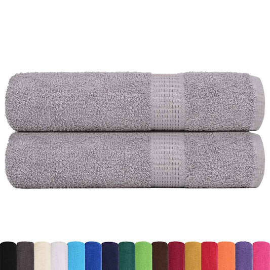 Bath Towels "FROGN" 2 pcs Grey 100x150 cm 360 gsm