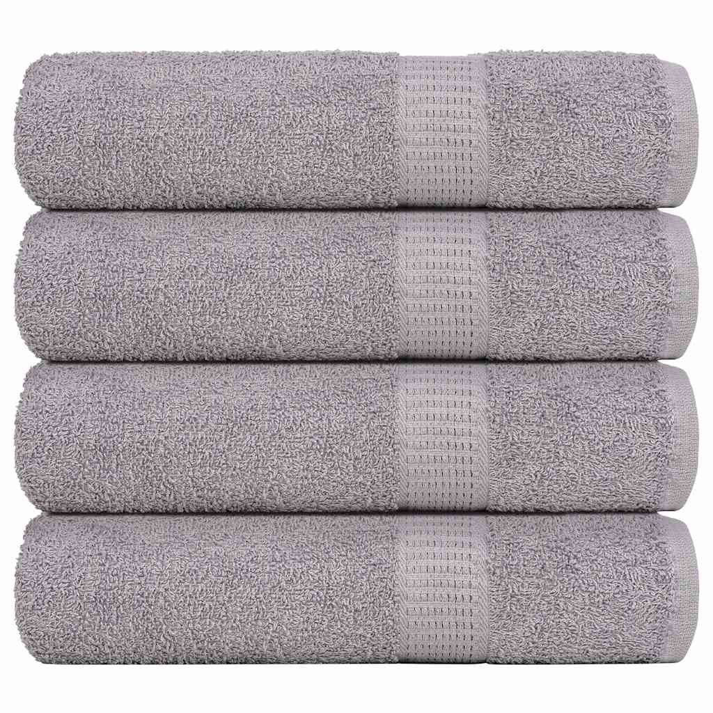 Bath Towels "FROGN" 4 pcs Grey 100x150 cm 360 gsm