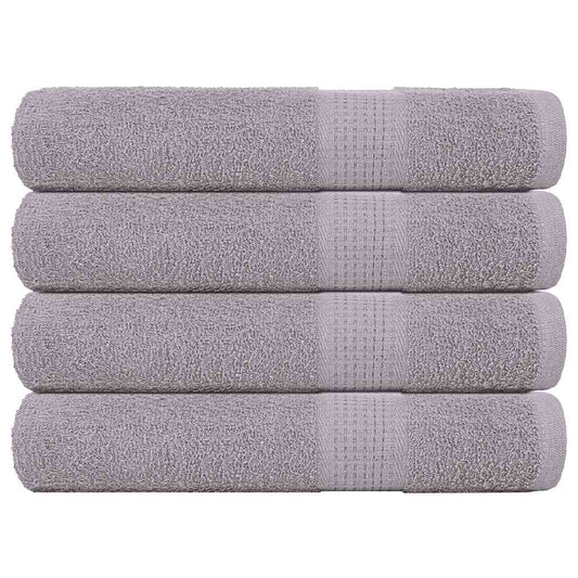 Sauna Towels "FROGN" 4 pcs Grey 80x200 cm 360 gsm