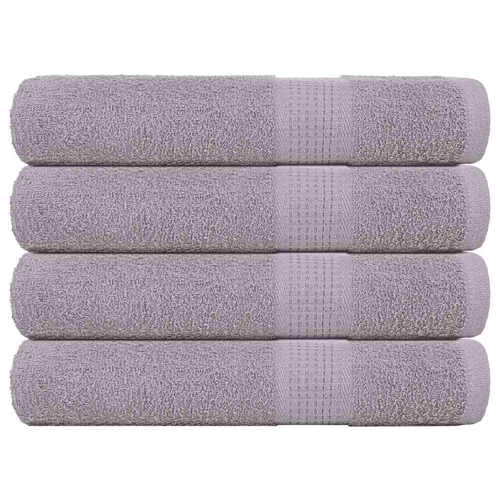 Sauna Towels "FROGN" 4 pcs Grey 80x200 cm 360 gsm
