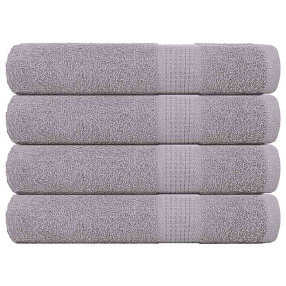 Sauna Towels "FROGN" 4 pcs Grey 80x200 cm 360 gsm