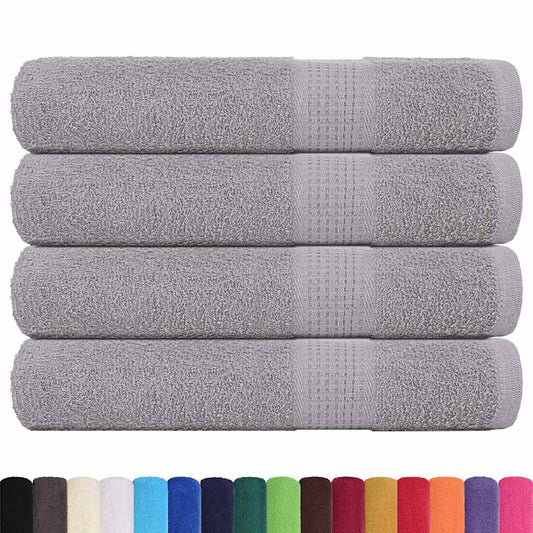 Sauna Towels "FROGN" 4 pcs Grey 80x200 cm 360 gsm
