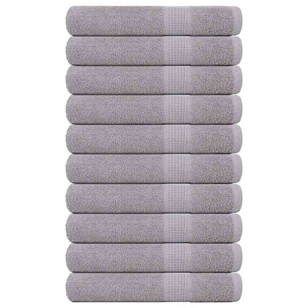 Sauna Towels "FROGN" 10 pcs Grey 80x200 cm 360 gsm