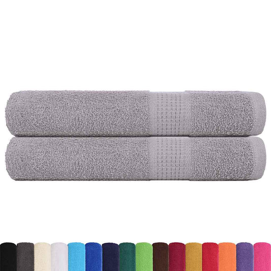 Towels "FROGN" 2 pcs Grey 100x200 cm 360 gsm
