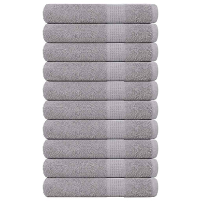 Towels "FROGN" 10 pcs Grey 100x200 cm 360 gsm