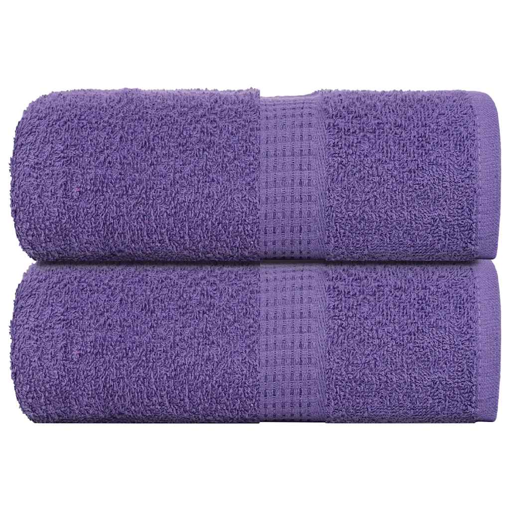 Wash Towels "FROGN" 2 pcs Purple 30x30 cm 360 gsm