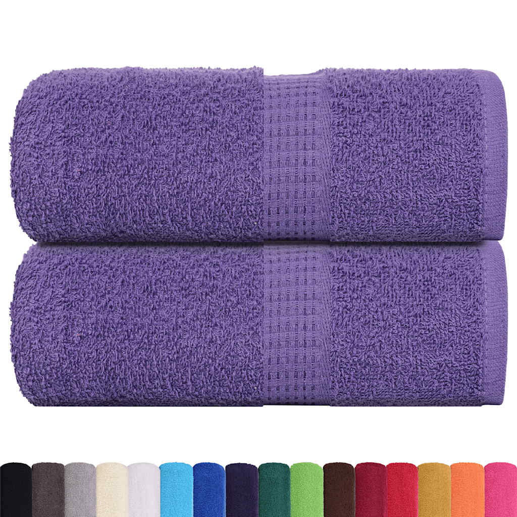Wash Towels "FROGN" 2 pcs Purple 30x30 cm 360 gsm