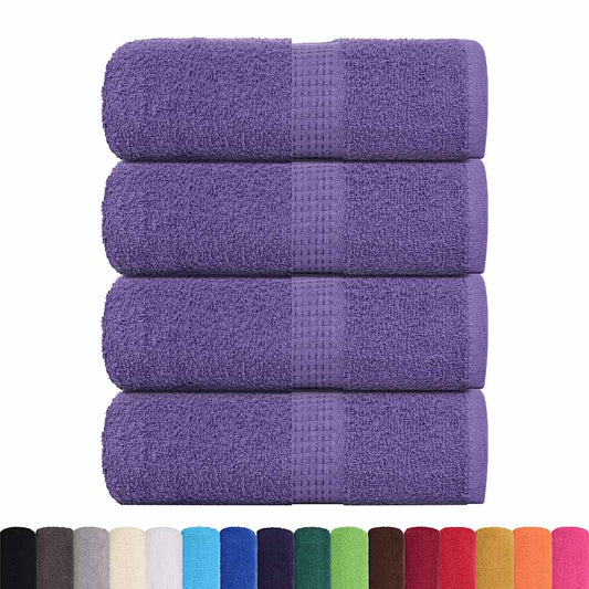 Wash Towels "FROGN" 4 pcs Purple 30x30 cm 360 gsm