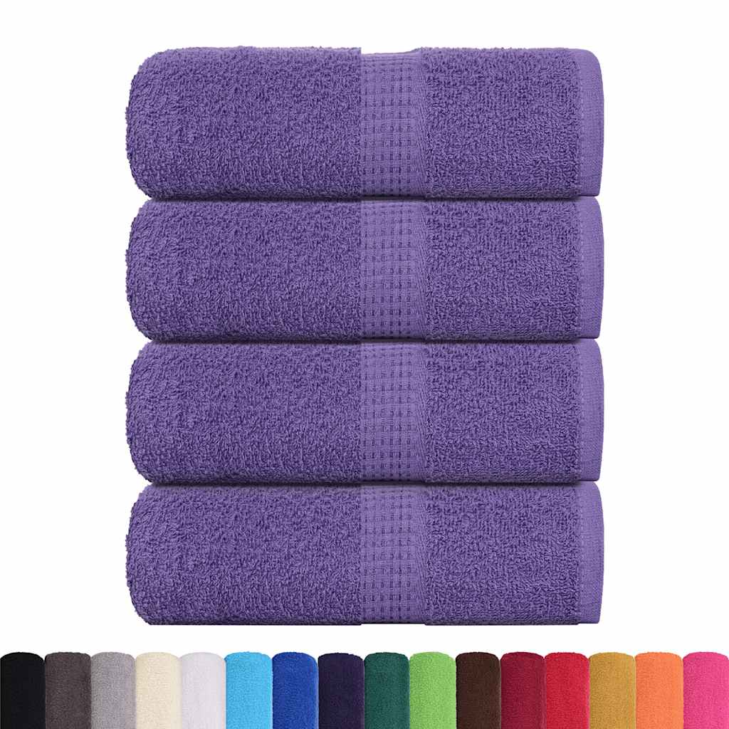 Wash Towels "FROGN" 4 pcs Purple 30x30 cm 360 gsm