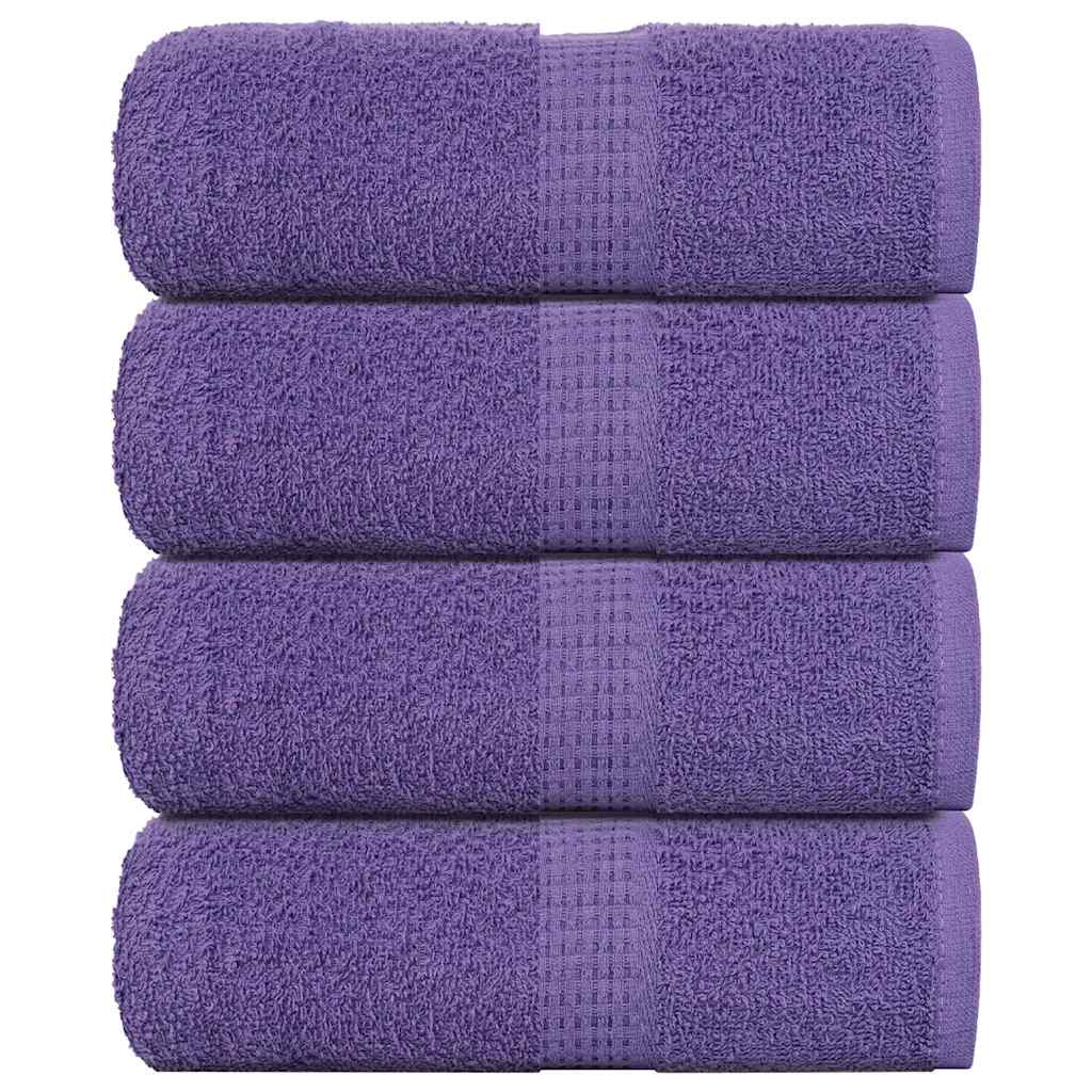 Guest Towels "FROGN" 4 pcs Purple 30x50 cm 360 gsm