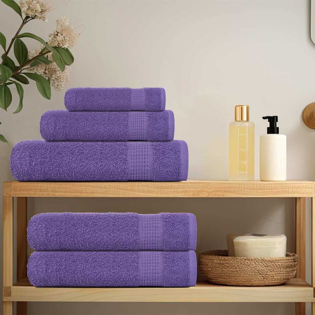 Guest Towels "FROGN" 4 pcs Purple 30x50 cm 360 gsm