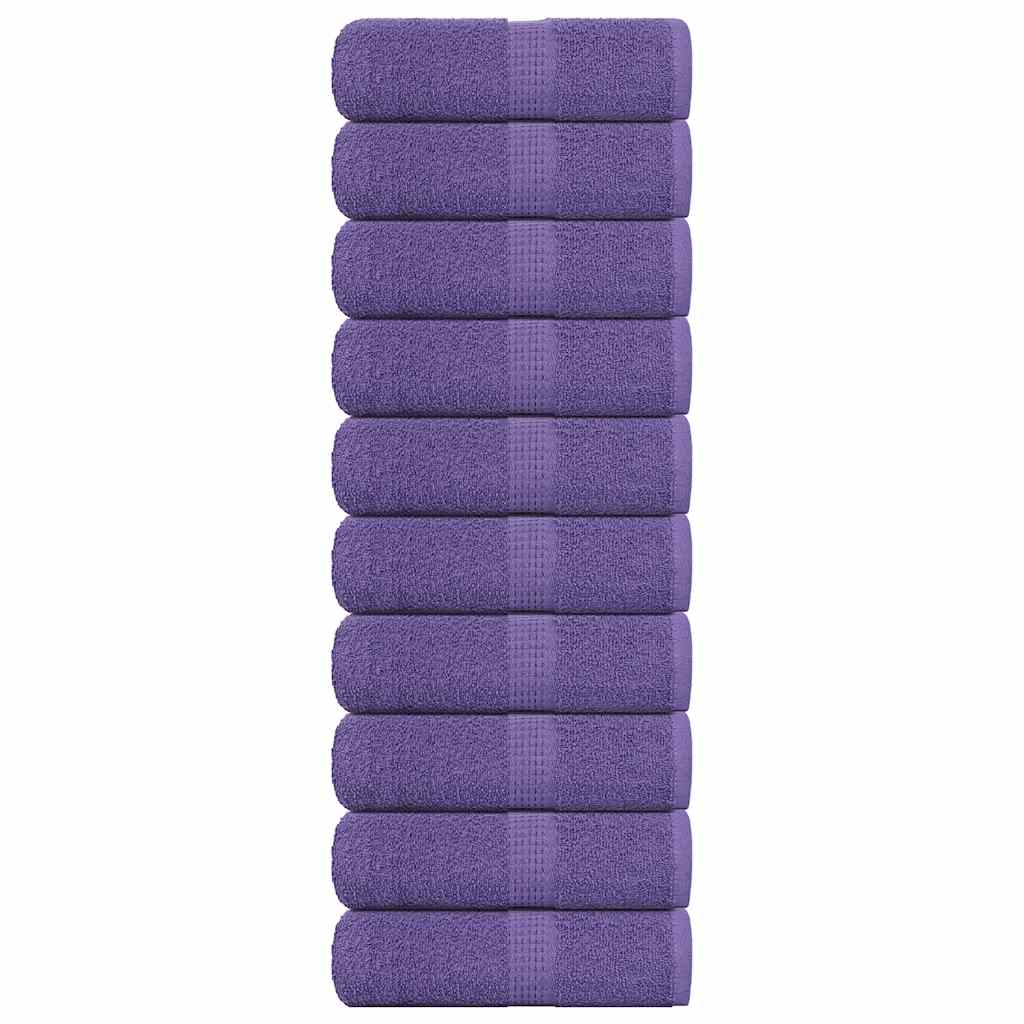 Guest Towels "FROGN" 10 pcs Purple 30x50 cm 360 gsm