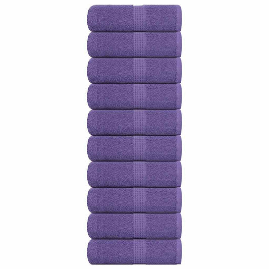Guest Towels "FROGN" 10 pcs Purple 30x50 cm 360 gsm