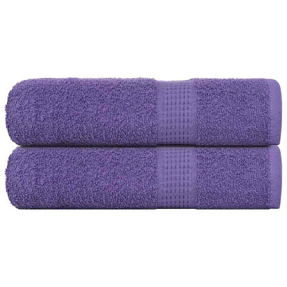 Hand Towels "FROGN" 2 pcs Purple 50x100 cm 360 gsm
