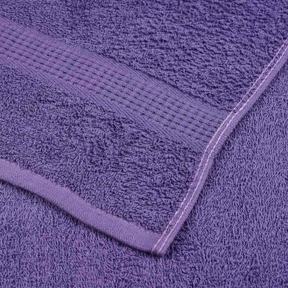 Hand Towels "FROGN" 2 pcs Purple 50x100 cm 360 gsm