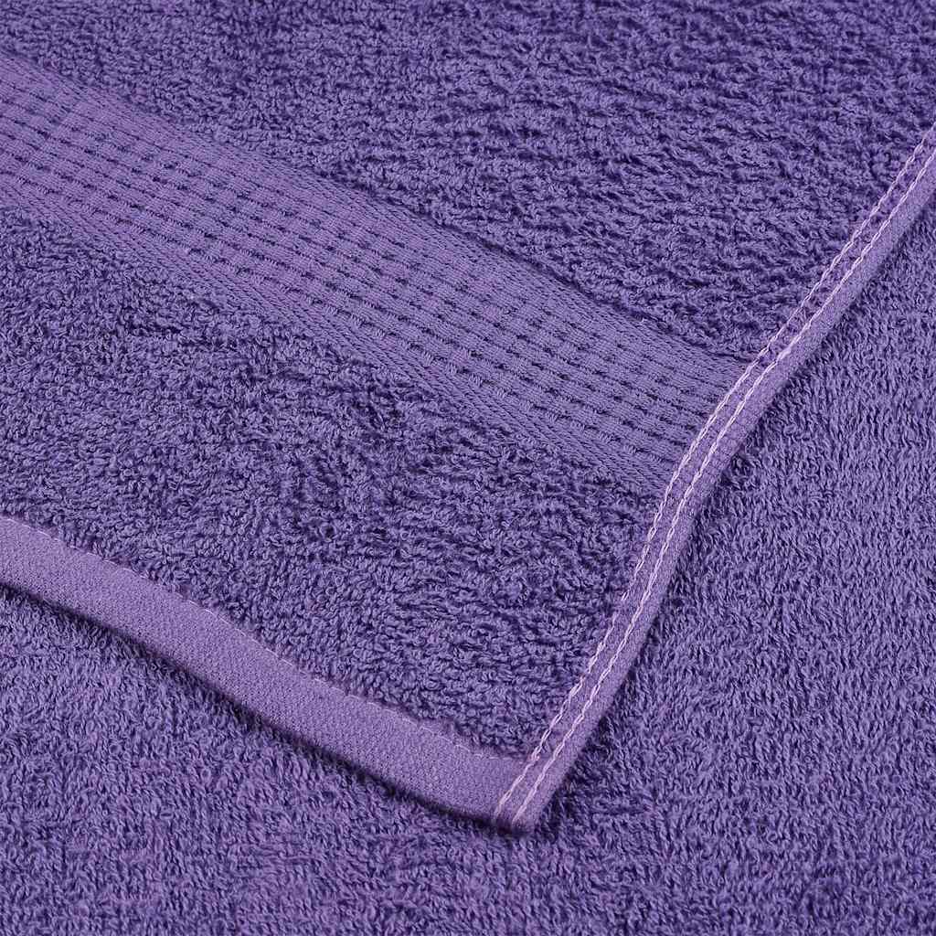 Hand Towels "FROGN" 10 pcs Purple 50x100 cm 360 gsm