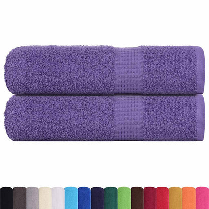 Shower Towels "FROGN" 2 pcs Purple 70x140 cm 360 gsm