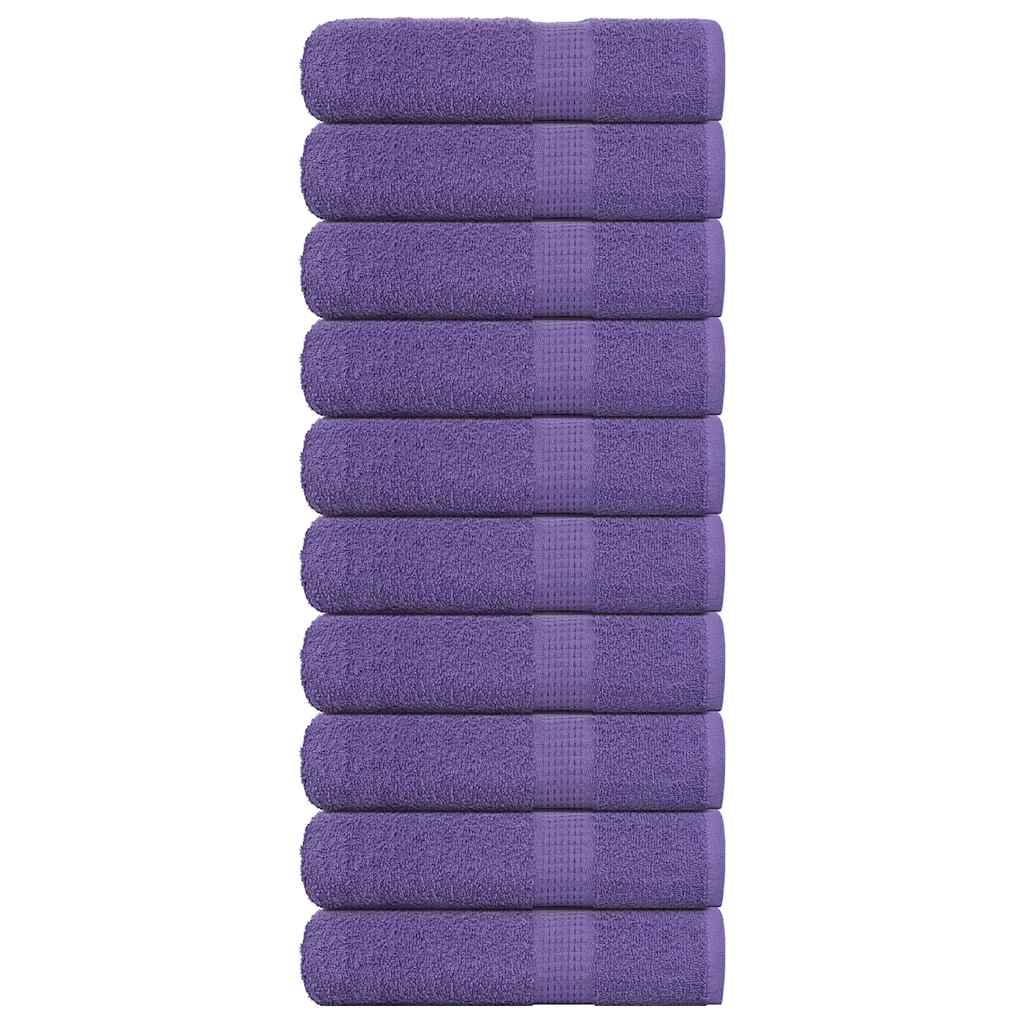 Shower Towels "FROGN" 10 pcs Purple 70x140 cm 360 gsm