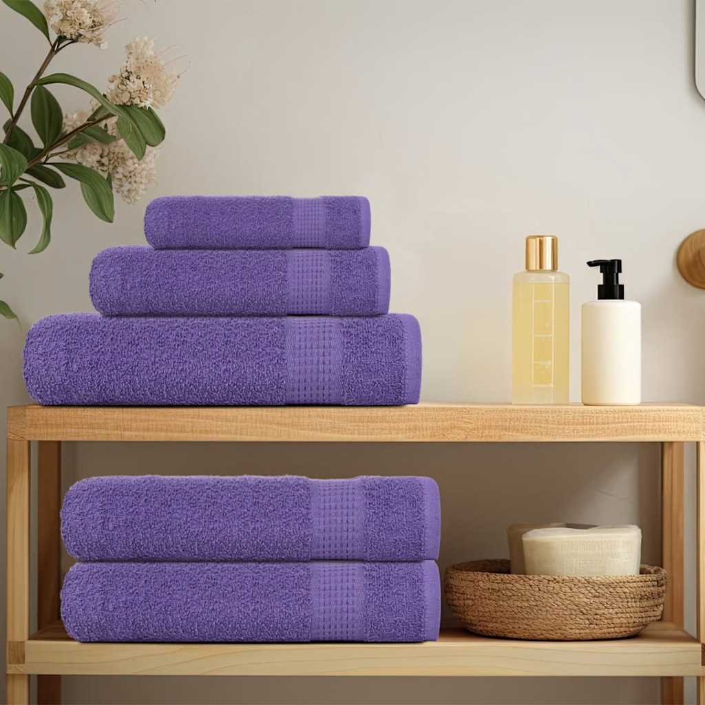 Shower Towels "FROGN" 10 pcs Purple 70x140 cm 360 gsm