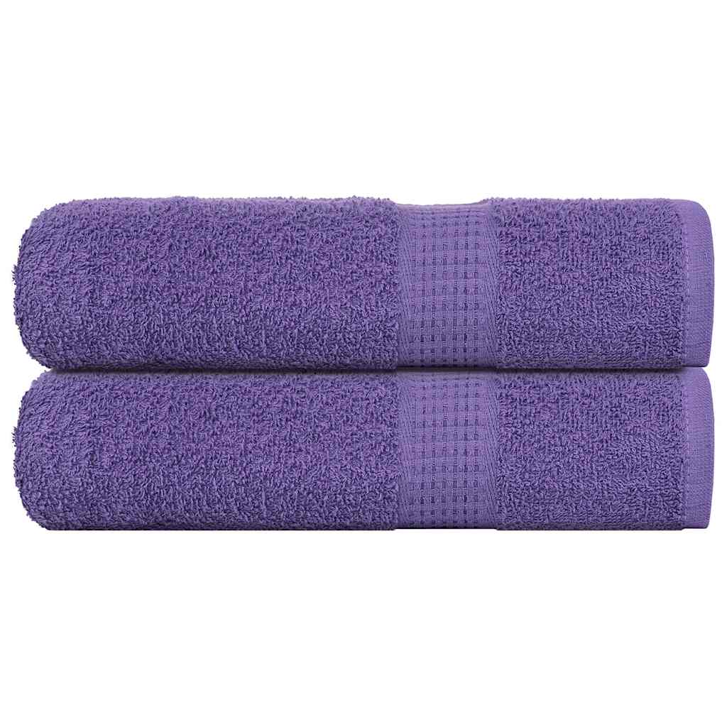 Bath Towels "FROGN" 2 pcs Purple 100x150 cm 360 gsm