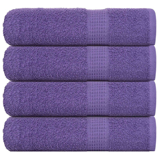 Bath Towels "FROGN" 4 pcs Purple 100x150 cm 360 gsm